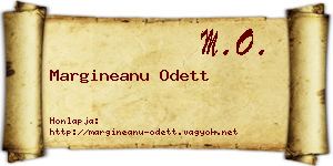 Margineanu Odett névjegykártya